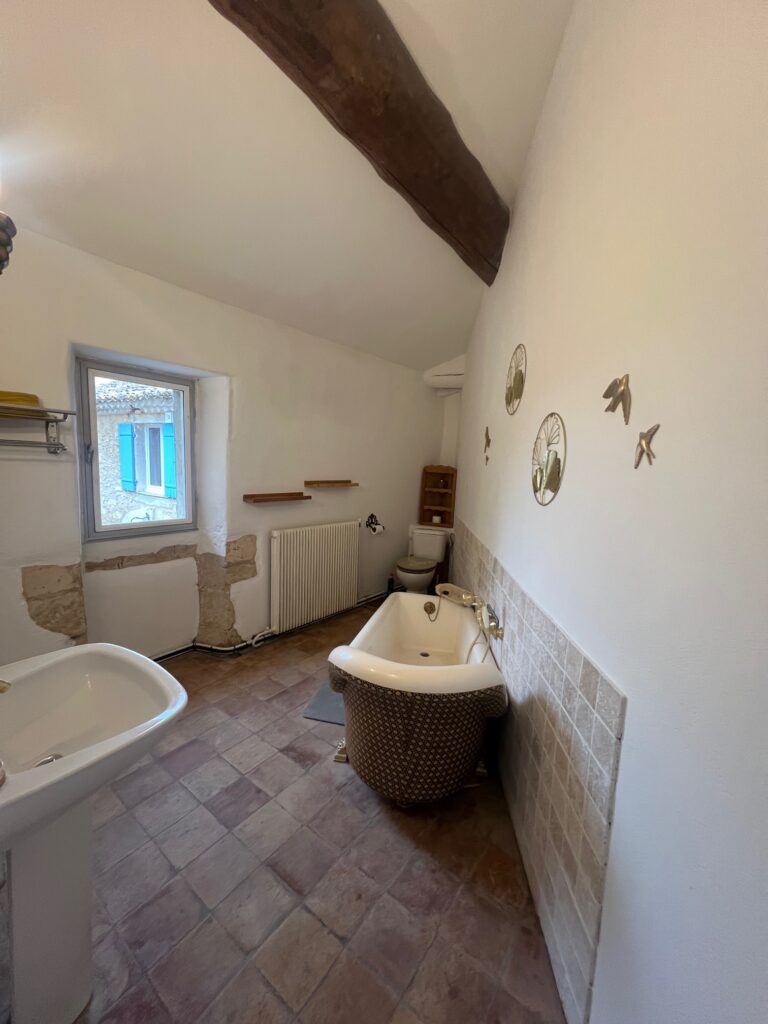 Salle de bain Gîte les Lavandes
